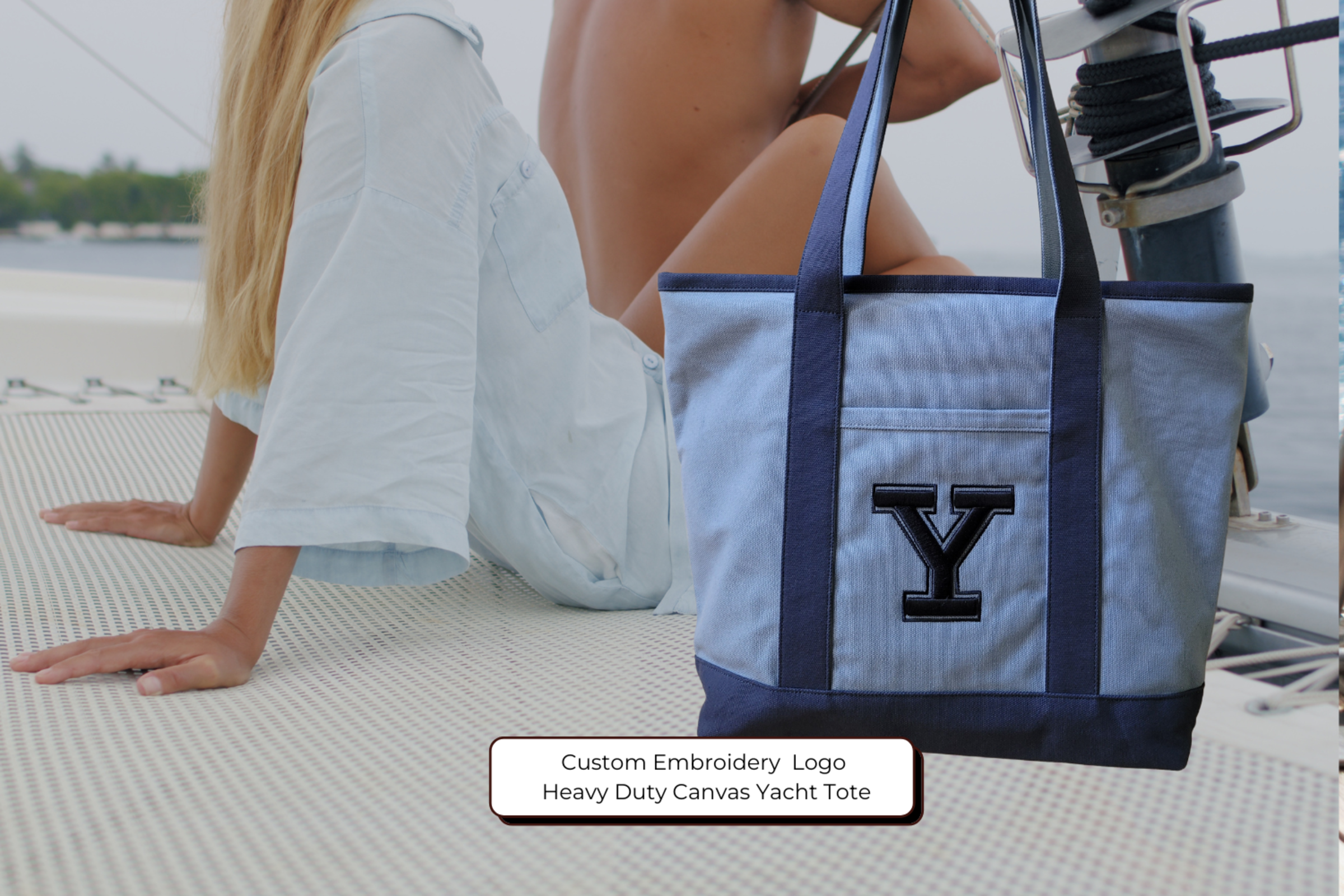 Embroidery High Quality Yacht Tote