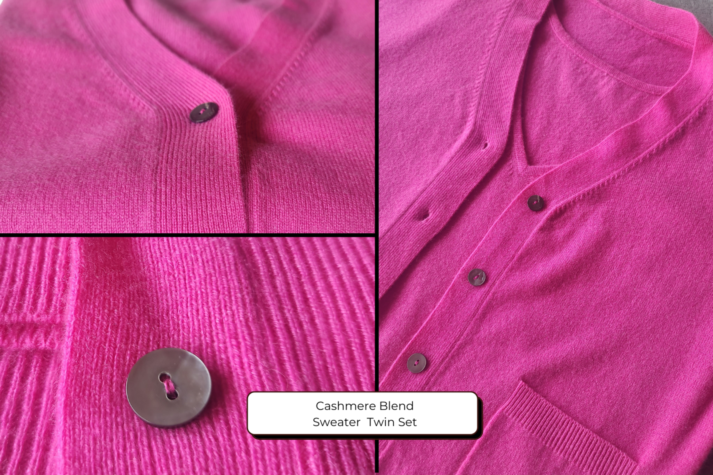Cashmere Blend Twin Set Appael