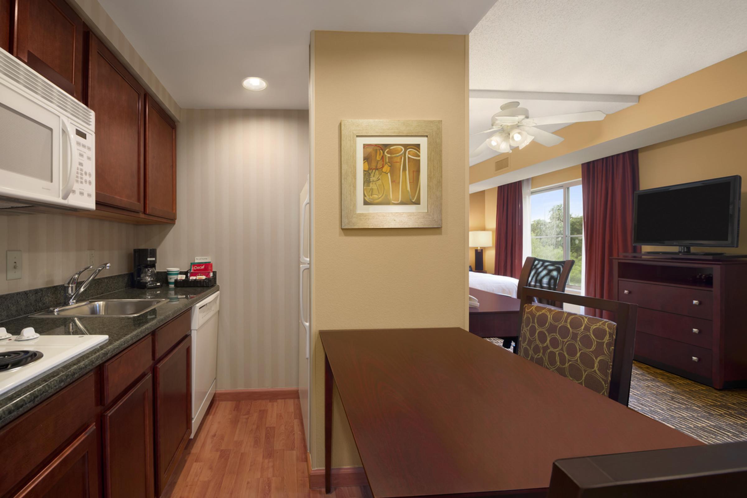 Kitchen Homewood Suites Hotel In Brandon