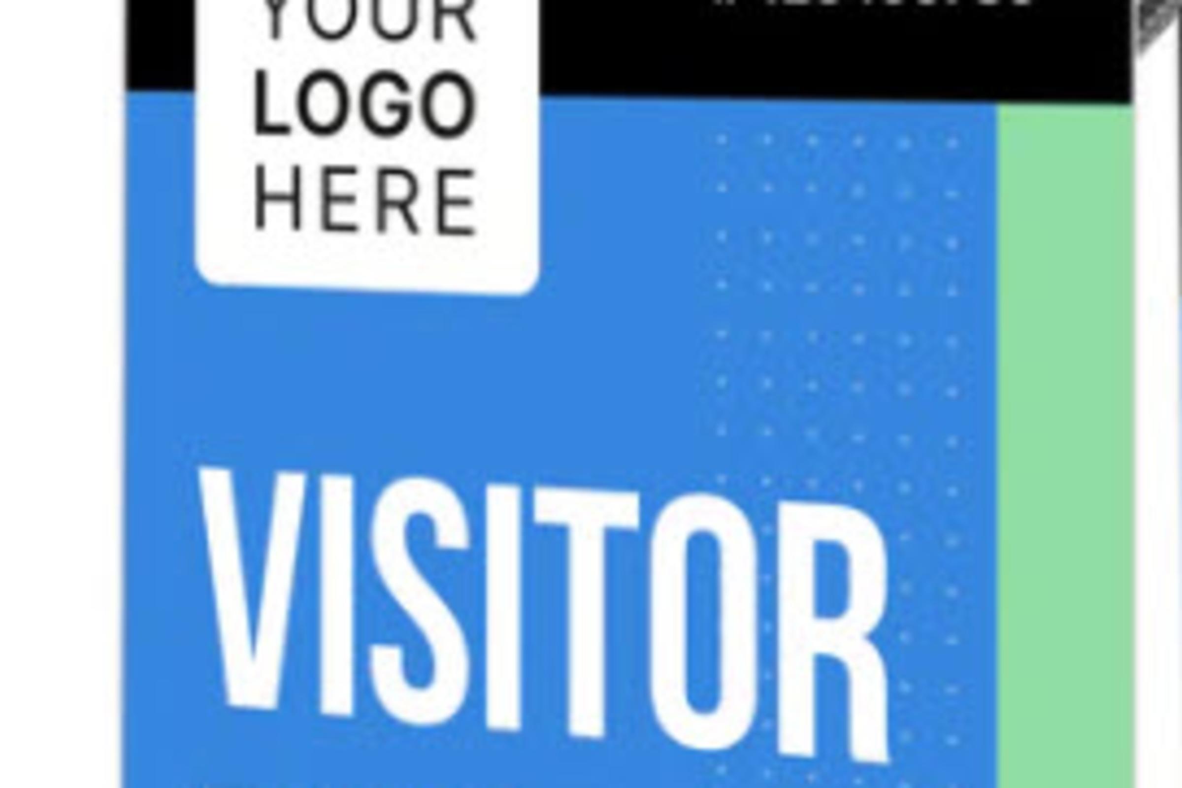 Visitor badge