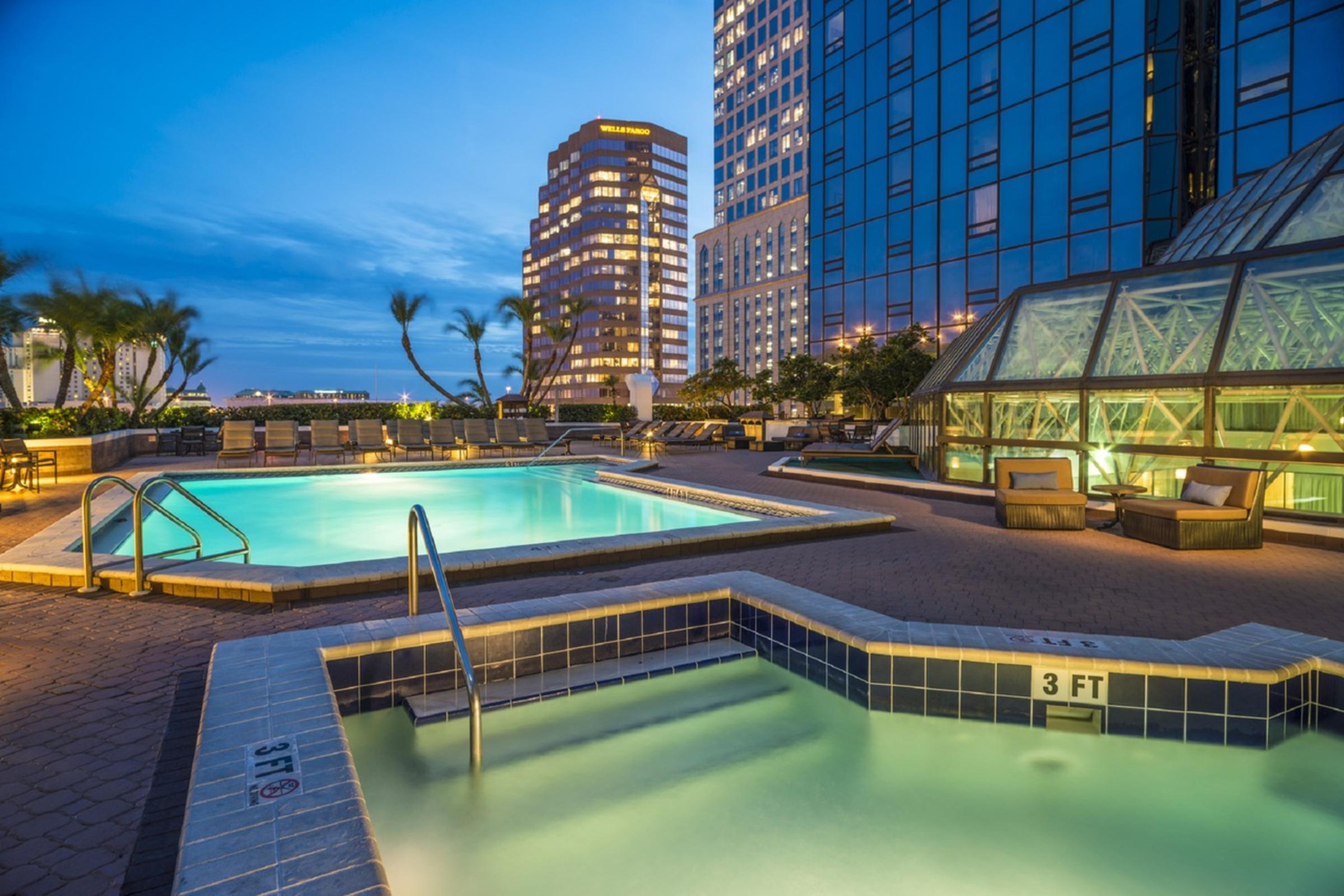 Pool with Whirlpool Hilton Tampa Downtown Hotels