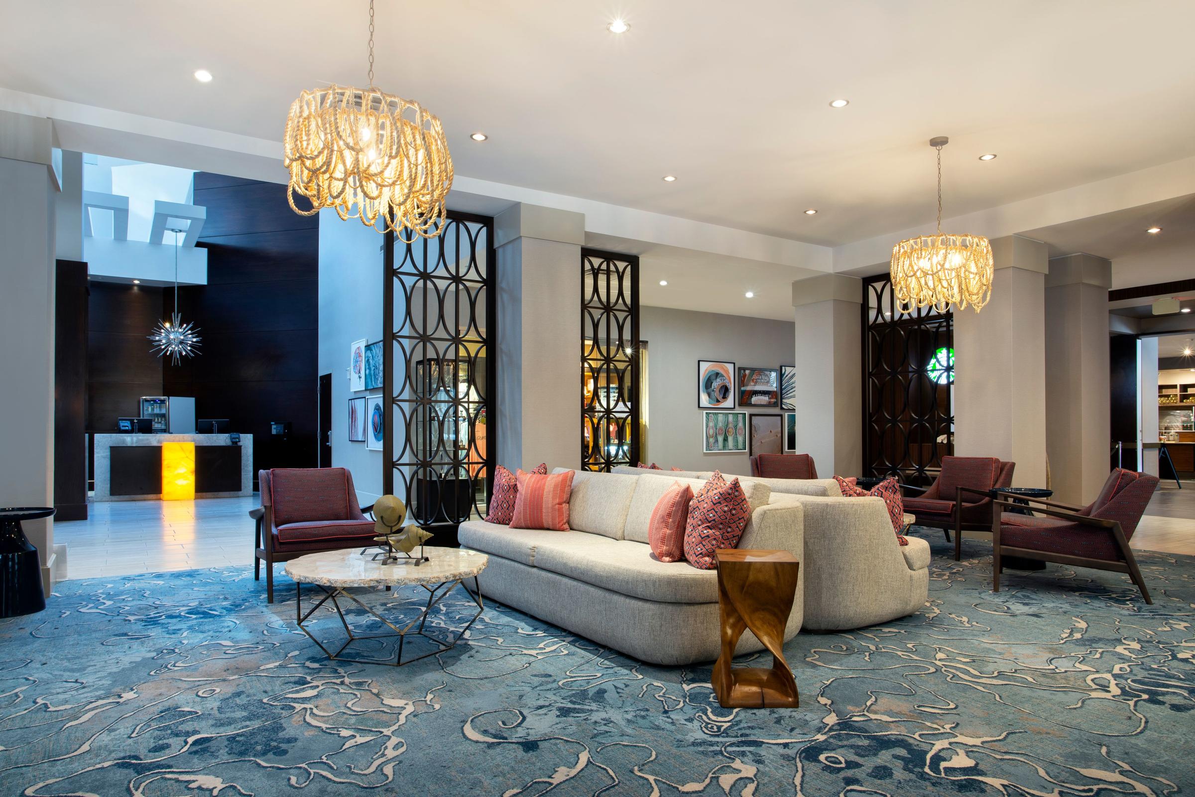 Vibrant New Lobby