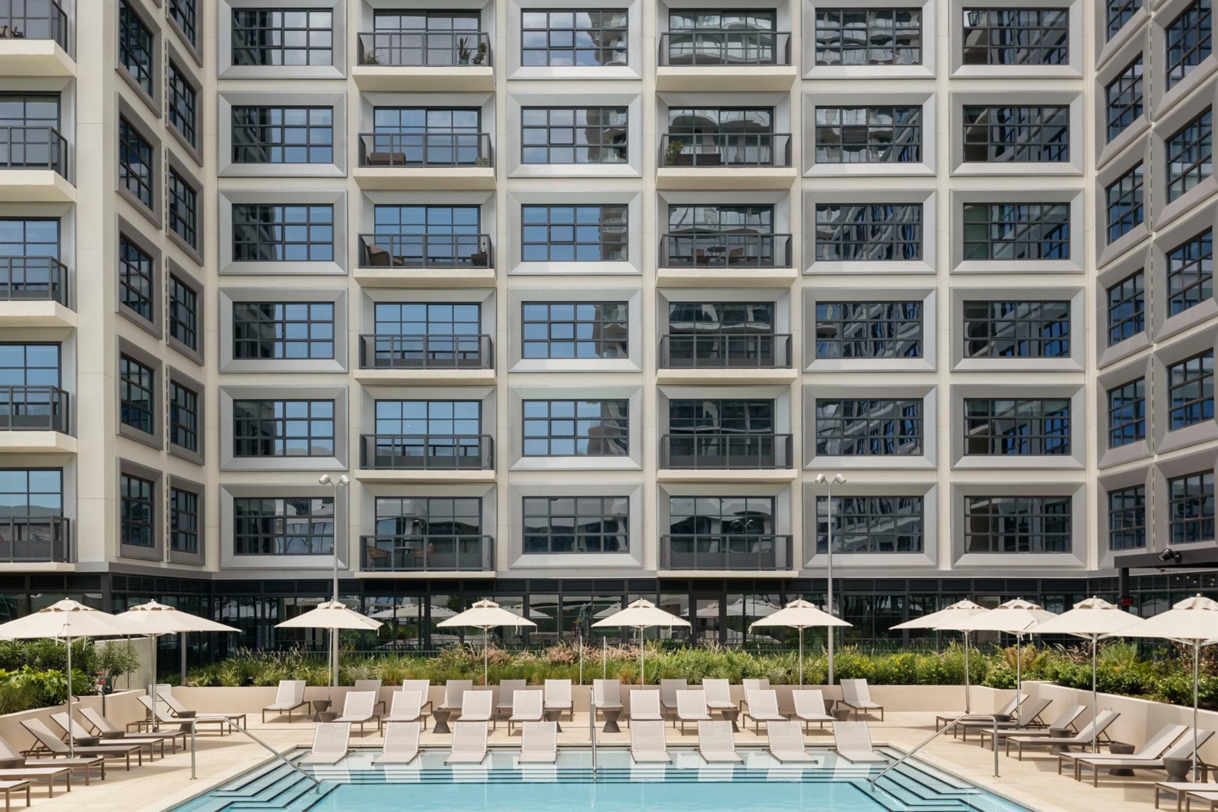 Hotel Pool Shot