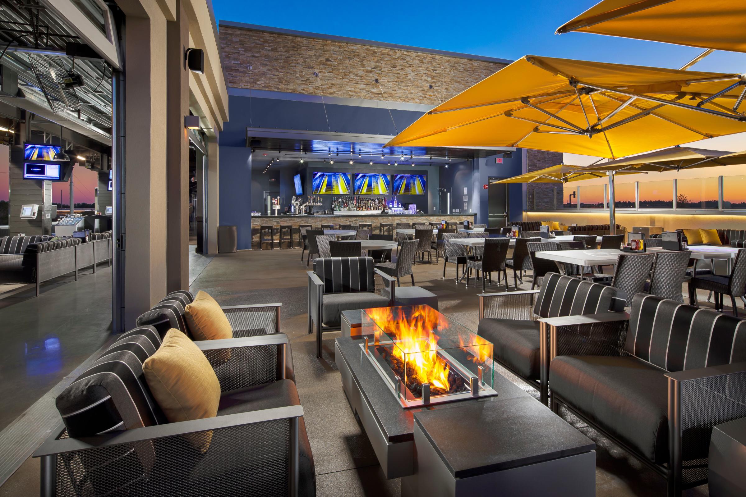 Rooftop Terrace Evening