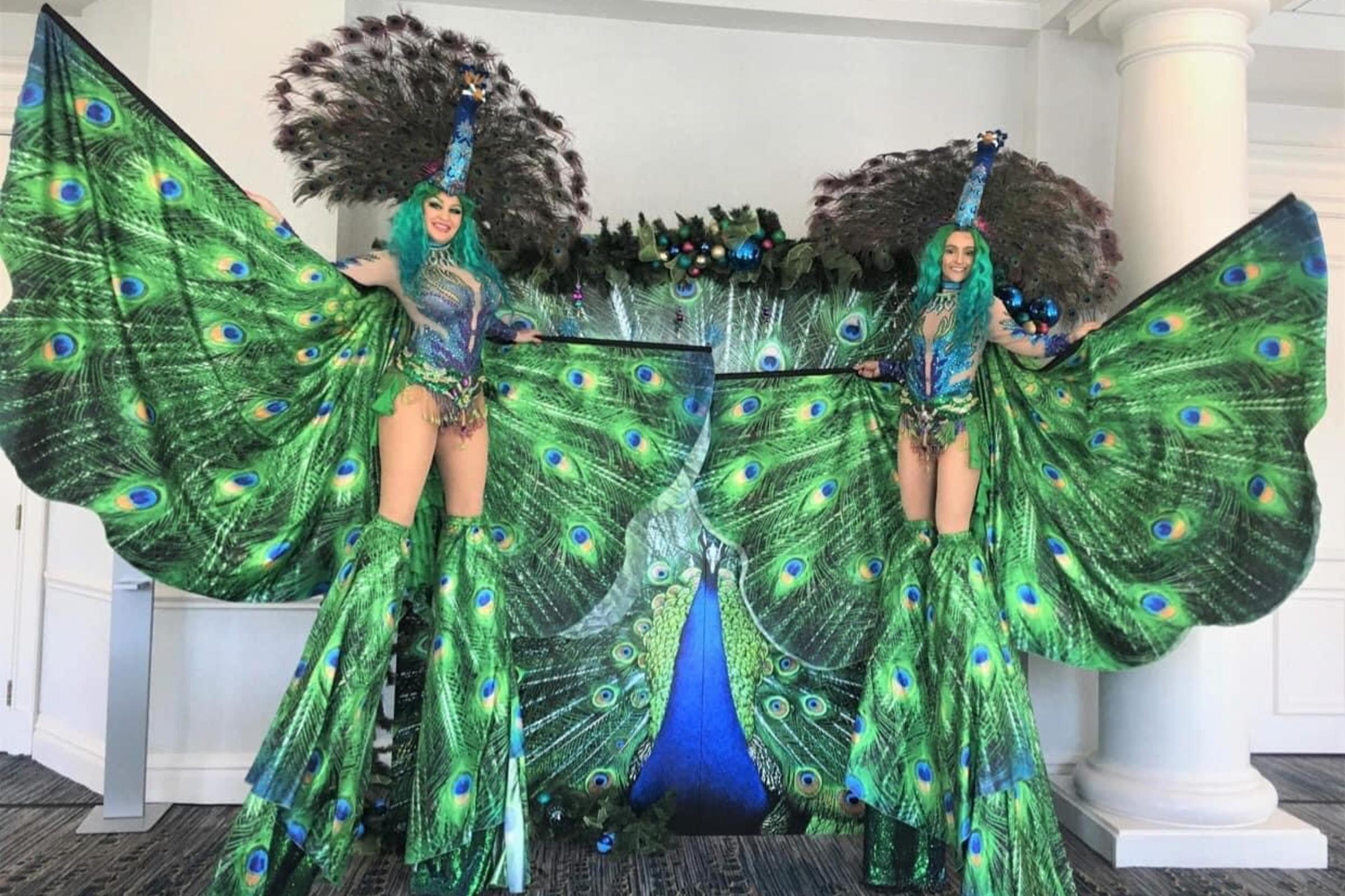Stilt walkers