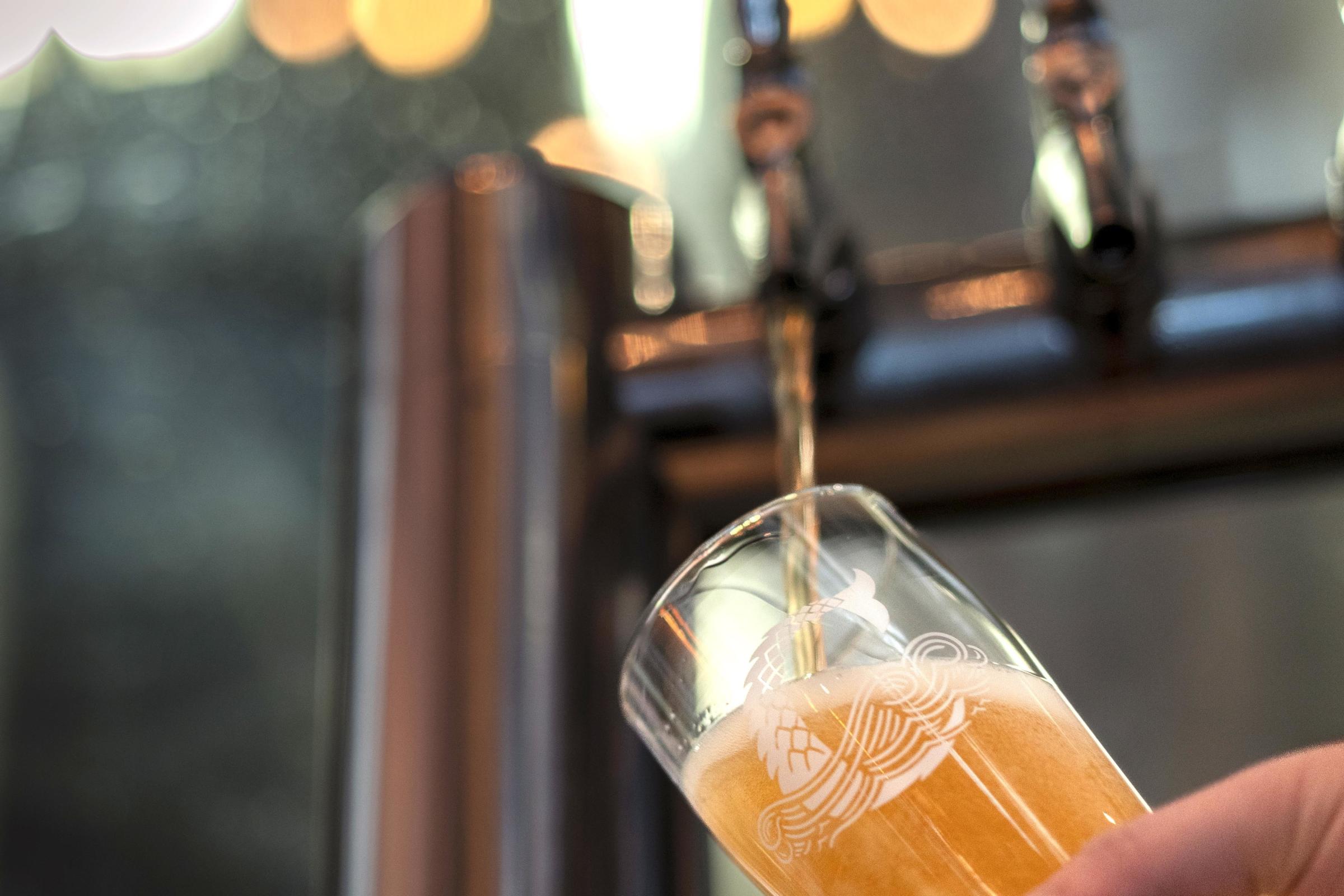 Coppertail Brewing Co. glass
