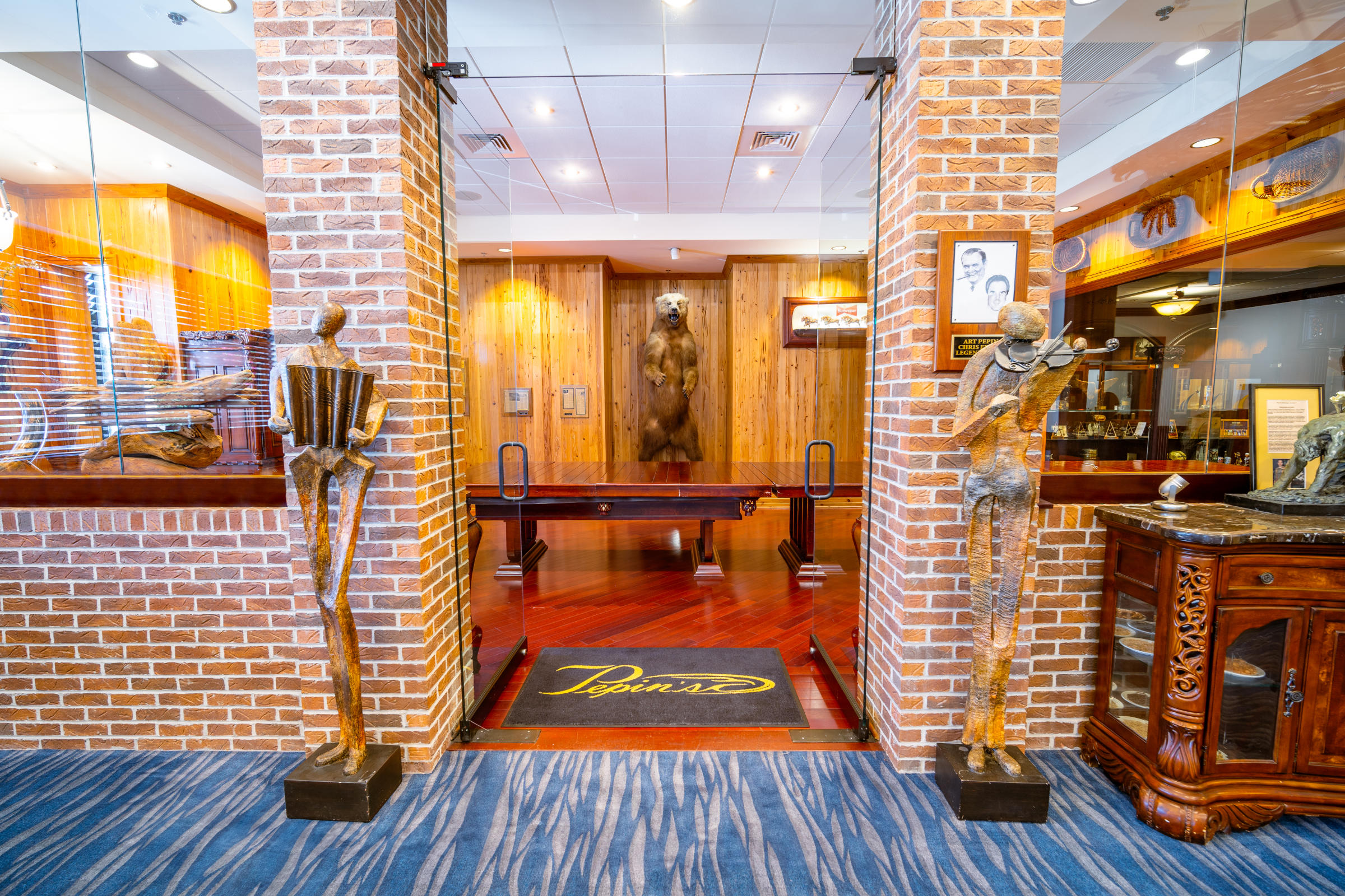 T. Pepin's Hospitality Centre trophy room