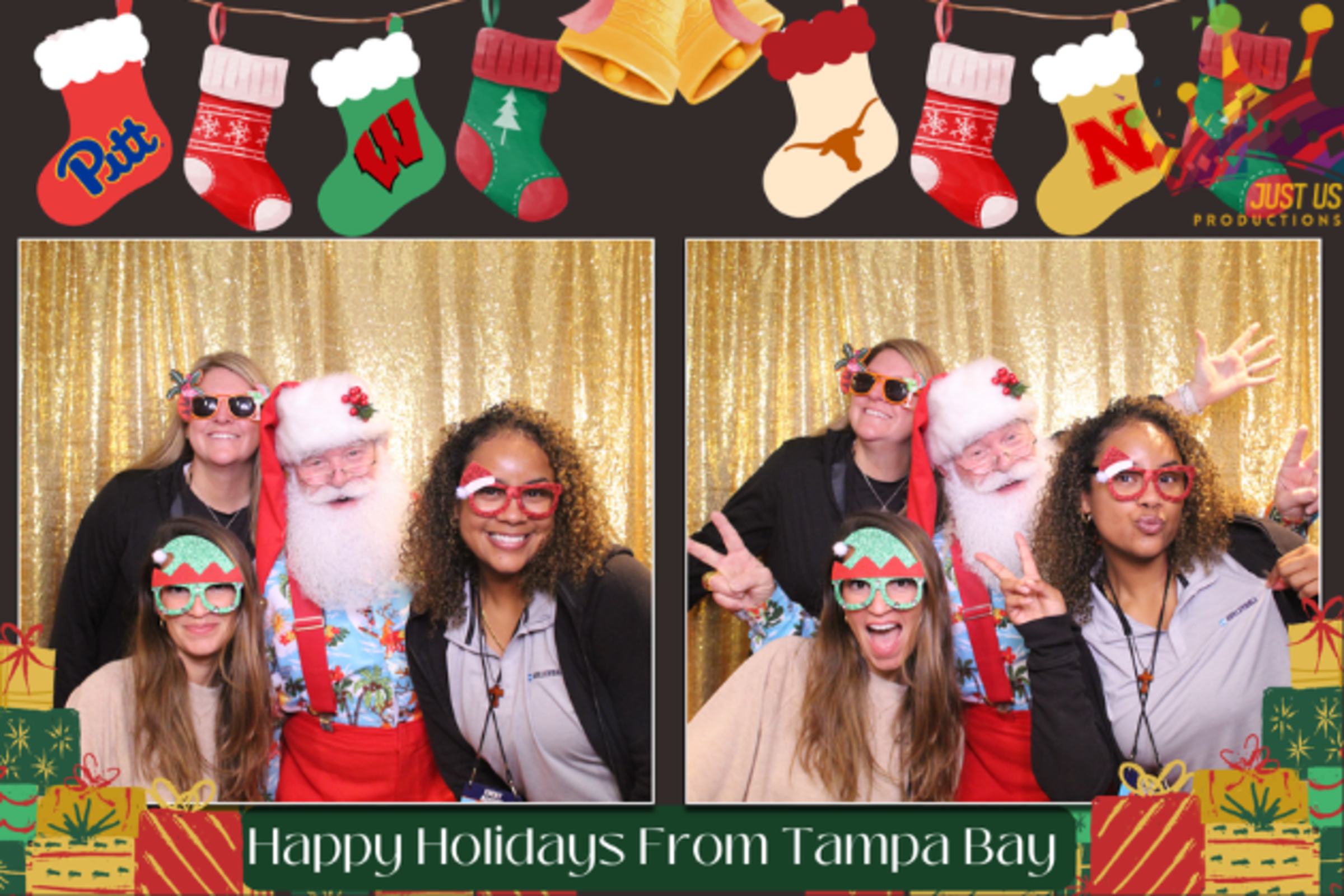 Capture The MAGIC Moments! Just Us Productions Tampa Bay's Best Mirror Photobooth Custom Templates