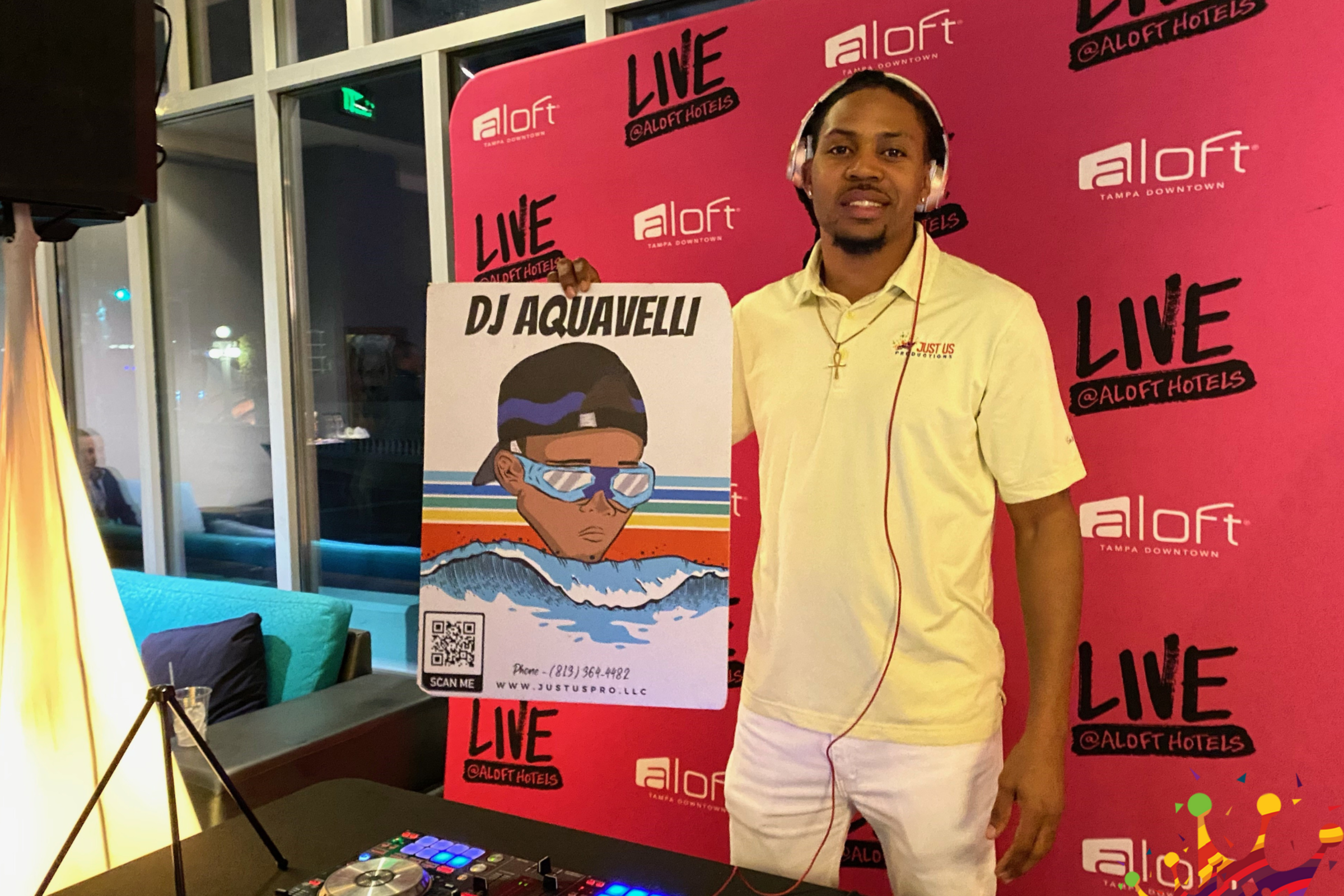 DJ Aquavelli Performing At Downtown Tampa Aloft Hotel's WXYZ Lounge Saturdays