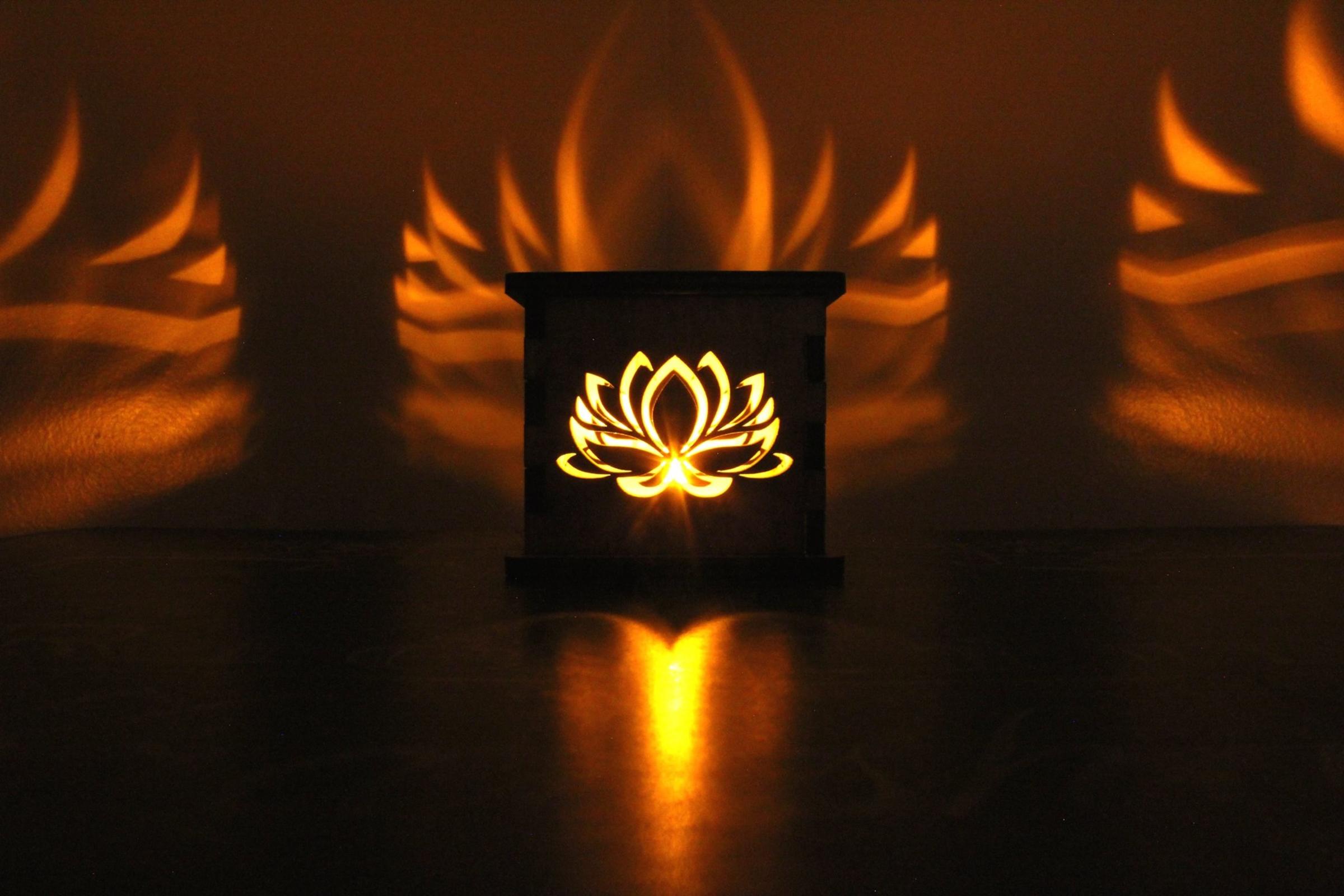 Lotus Flower Tea Light