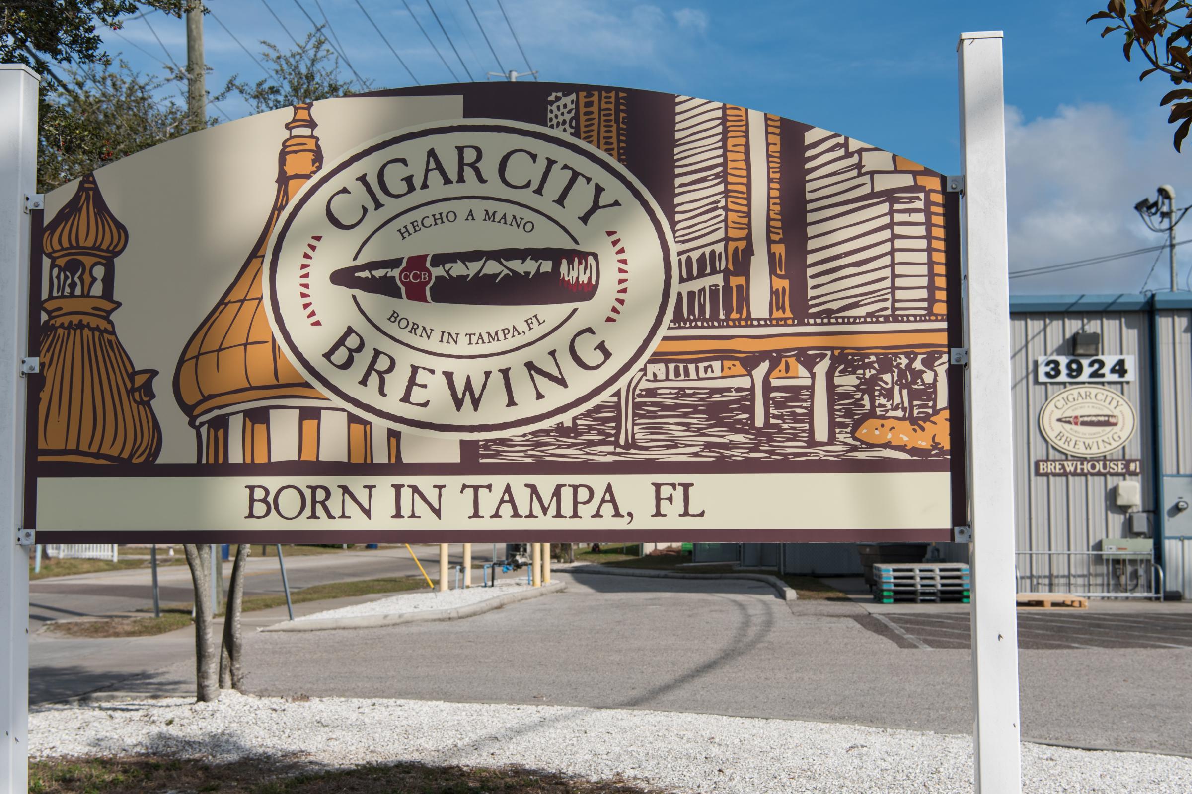 Brewery Front Sign