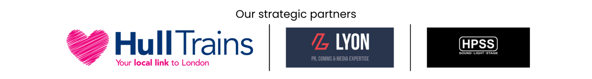 Our strategic partners - Hull Trains, Lyon PR and HPSS.