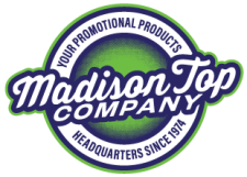Madison Top Company logo with the slogan - Your Promotional Products Headquarters since 1974