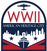 WW2 American Heritage City Logo
