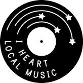 I heart local music logo
