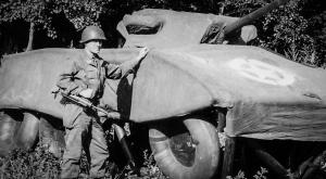 Dummy M8 Greyhound armored car