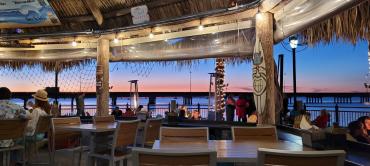 Sunset at TT's Tiki Bar in Punta Gorda/Englewood Beach
