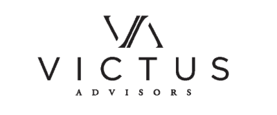 Stylized VA with the text VICTUS ADVISORS underneath it