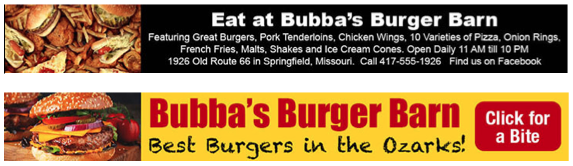 Sample Ads