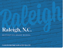 Raleigh, N.C., Brand Manual Cover