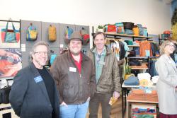 Cotopaxi Ribbon Cutting - Austin, Rick, and Luther
