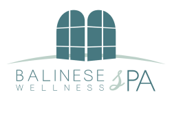 A teal logo reads "Balinese Wellness Spa"