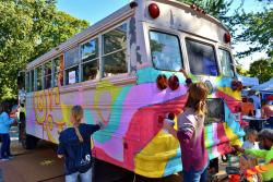 Leelanau UnCaged Bus Painting