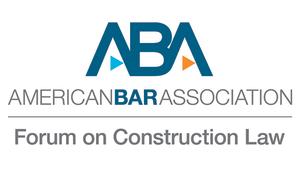 Logo for the American Bar Association Forum on Construction Law