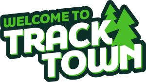 Welcome to TrackTown Wordmark