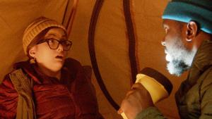 Tal Anderson and Anthony Purnell in Don’t Look Out