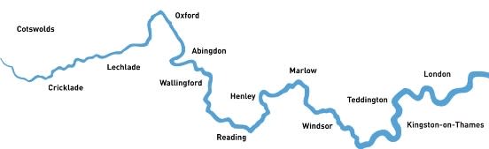 River Thames Map
