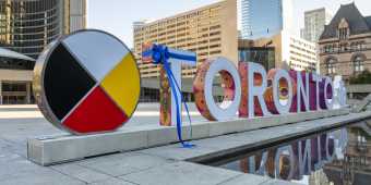 Toronto Sign - medicine wheel