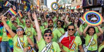 Pride Parade Crowd