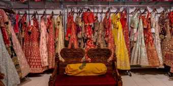 Indian clothing store in Toronto's Little India