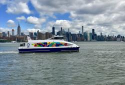 NYC Ferry Pride Boat
