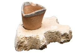 Early Black History Artifact-Crucible and Stand