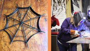 welding a spiderweb