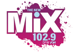 102.9 the new mix logo