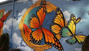 Carrboro Butterfly Mural