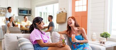 Group of people enjoying a vacation rental in Punta Gorda/Englewood Beach