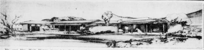 Walt Disney home scetch 