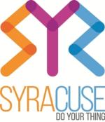 Visit Syracuse "Do Your Thing" Logo in Orange, Purple and Blue