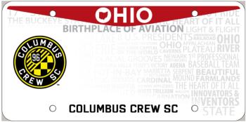 Columbus Blue Jackets License Plate