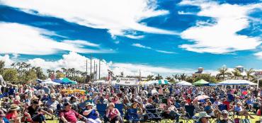 Taste of Punta Gorda Attendees Enjoying Live Music