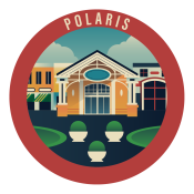 Polaris neighborhood badge featuring Polaris shopping mall