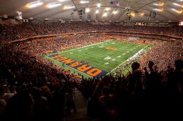 Syracuse Football Game in the Carrier Dome