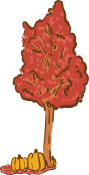 Fall Fest Illustration Tree