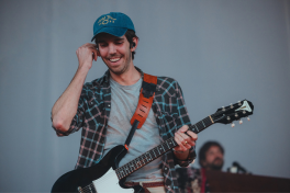 Evan Westfall playing guitar