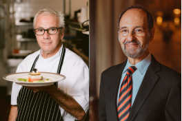 Chef Richard Blondin and Kamal Boulos' headshots