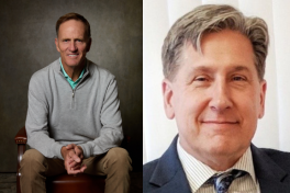 Headshots of Jack Nicklaus II and Dave Shedloski